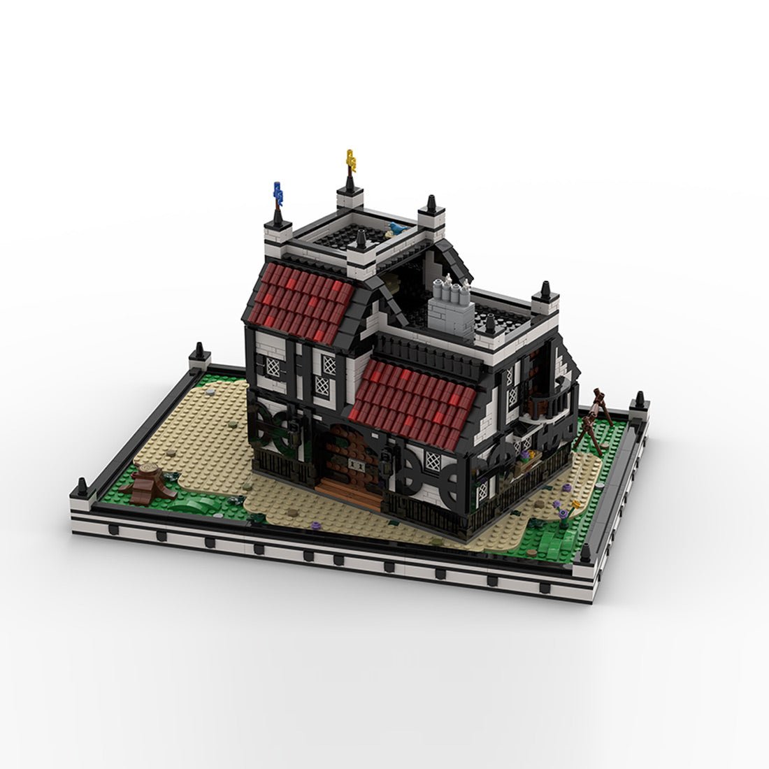 MOC - 210215 Ye Olde Tavern & Inn - Medieval Village Klemmbausteine - LesDiy - Klemmbausteine