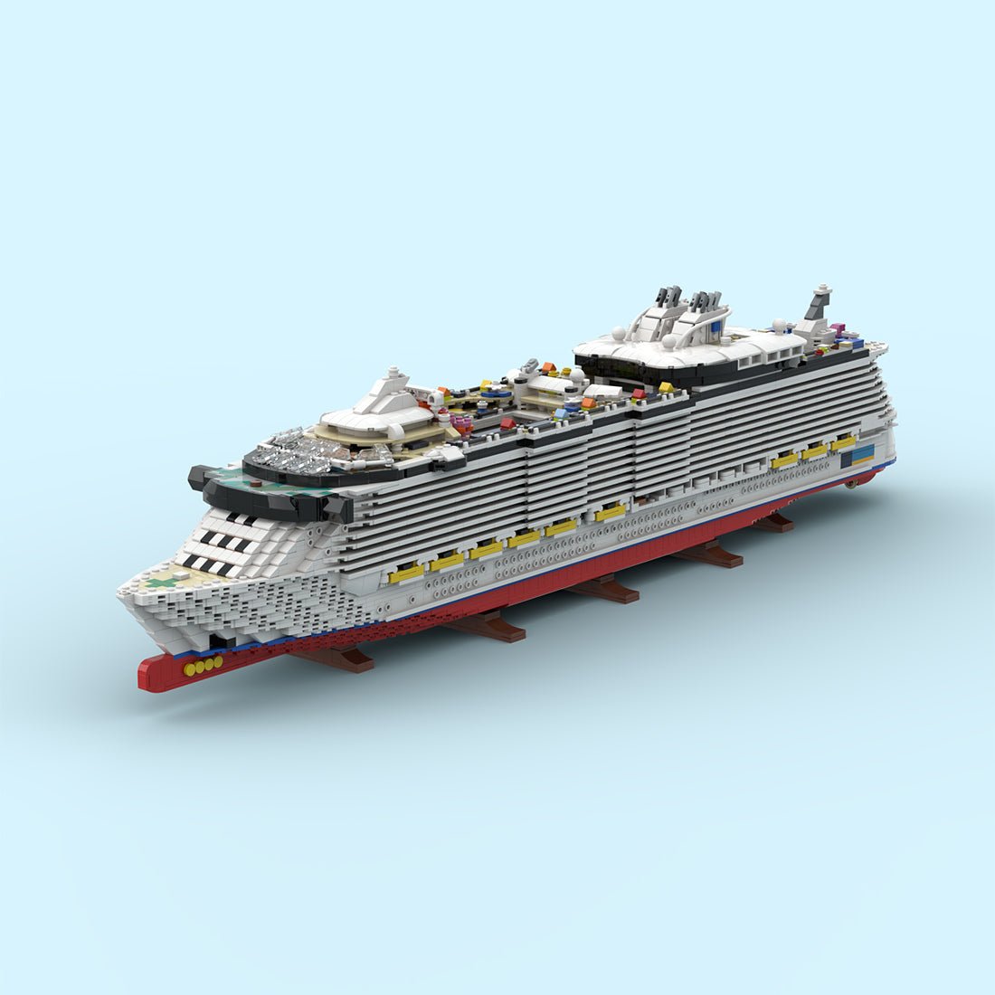 MOC - 213812 Oasis of the Seas Klemmbausteine - LesDiy - Klemmbausteine