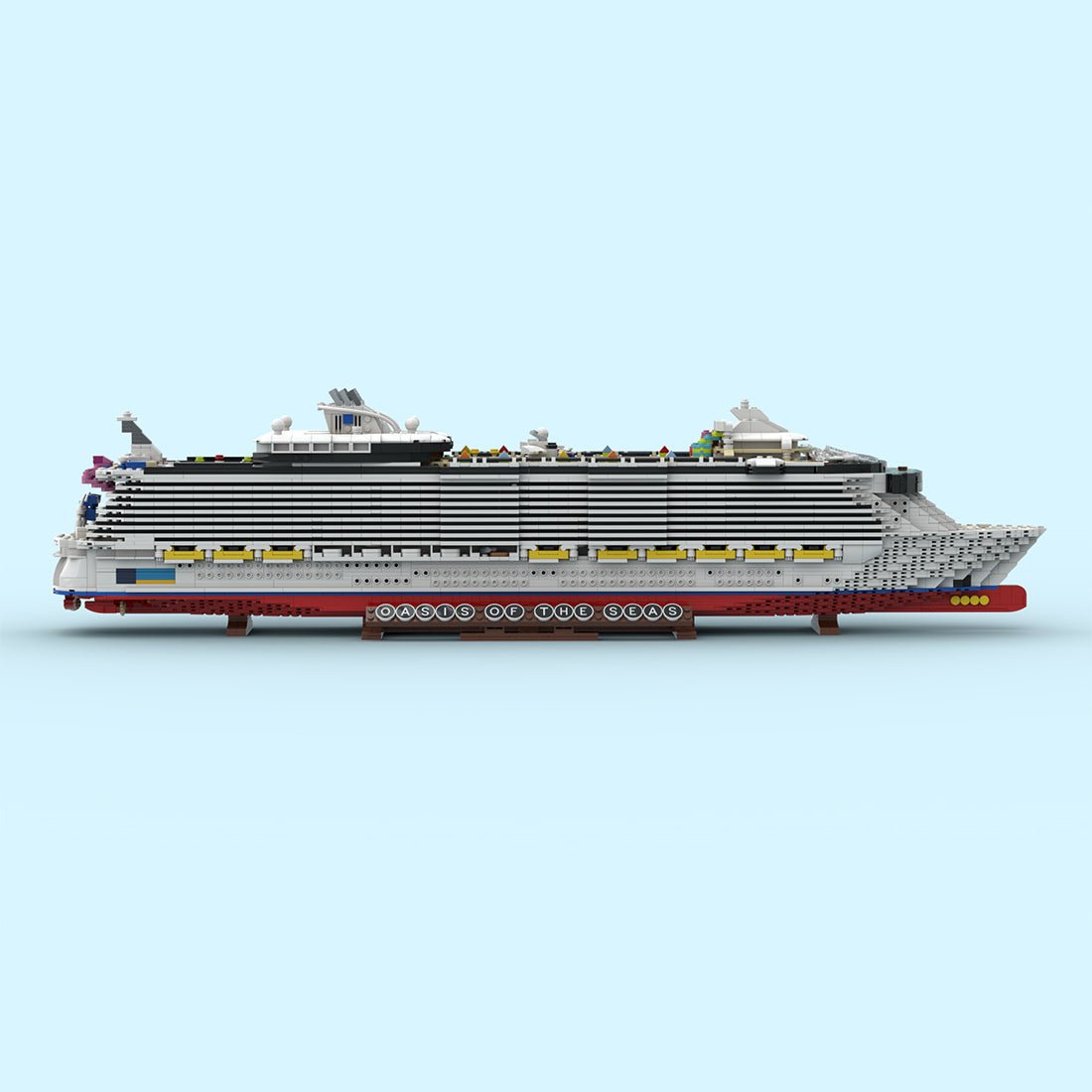 MOC - 213812 Oasis of the Seas Klemmbausteine - LesDiy - Klemmbausteine