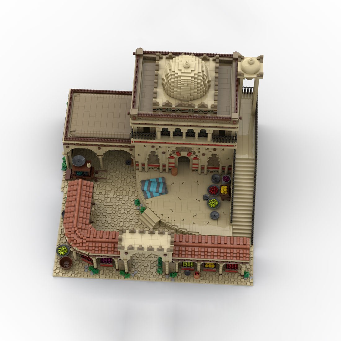 MOC - 215251 Age of Empires - Market (Middle Eastern) Klemmbausteine - LesDiy - Klemmbausteine