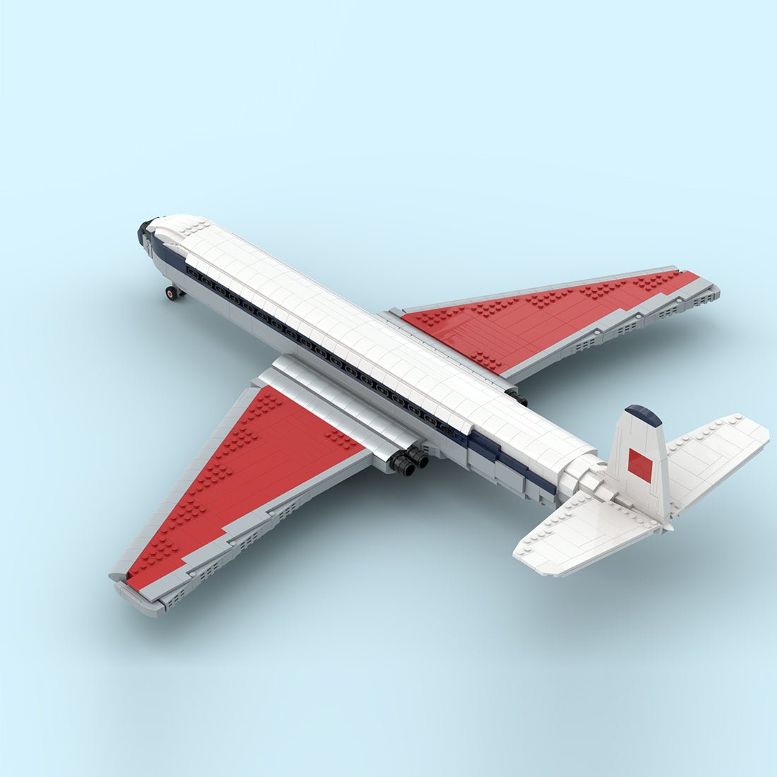 MOC - 218267 De Havilland Comet Klemmbausteine - LesDiy - Klemmbausteine