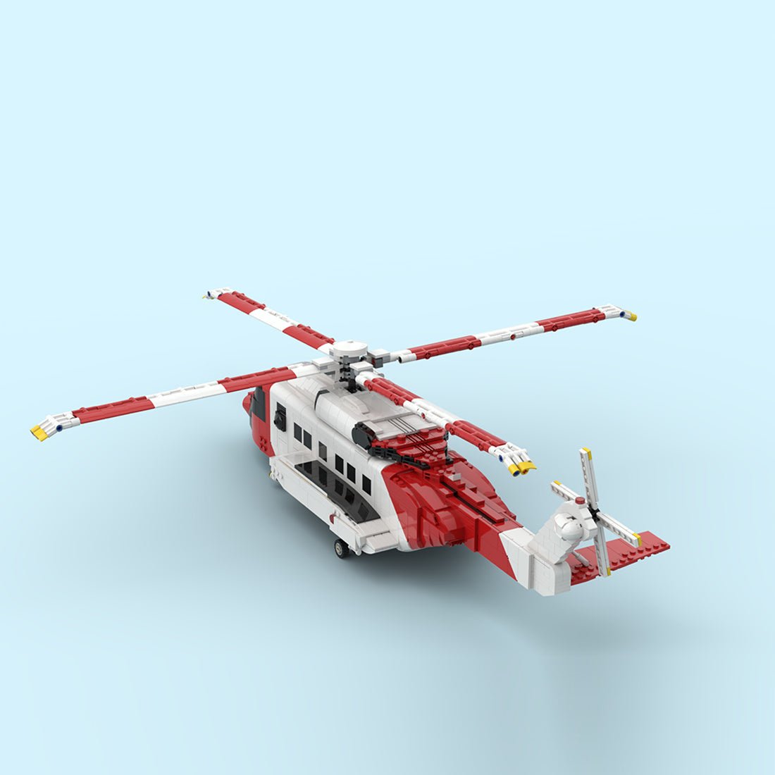 MOC - 219694 Sikorsky S - 92 Helibus Klemmbausteine - LesDiy - Klemmbausteine
