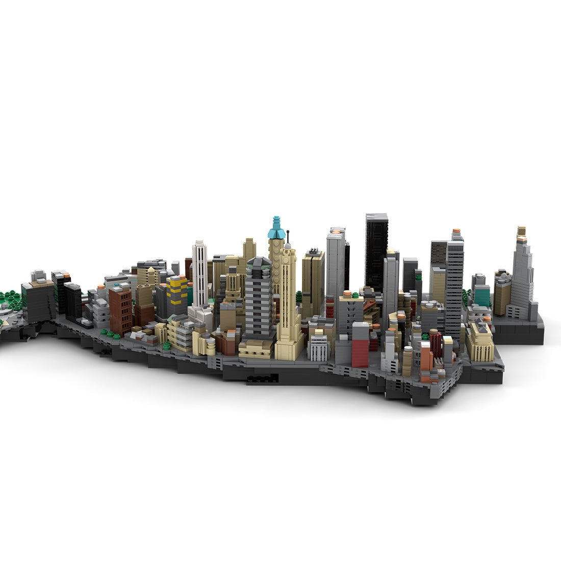 MOC - 221106 New York City Financial District - Church Street & Pearl Street Klemmbausteine - LesDiy - Klemmbausteine