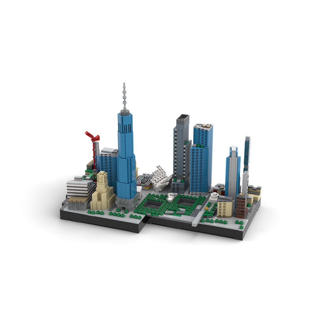 MOC - 221106 New York City Financial District - New World Trade Center Klemmbausteine - LesDiy - Klemmbausteine