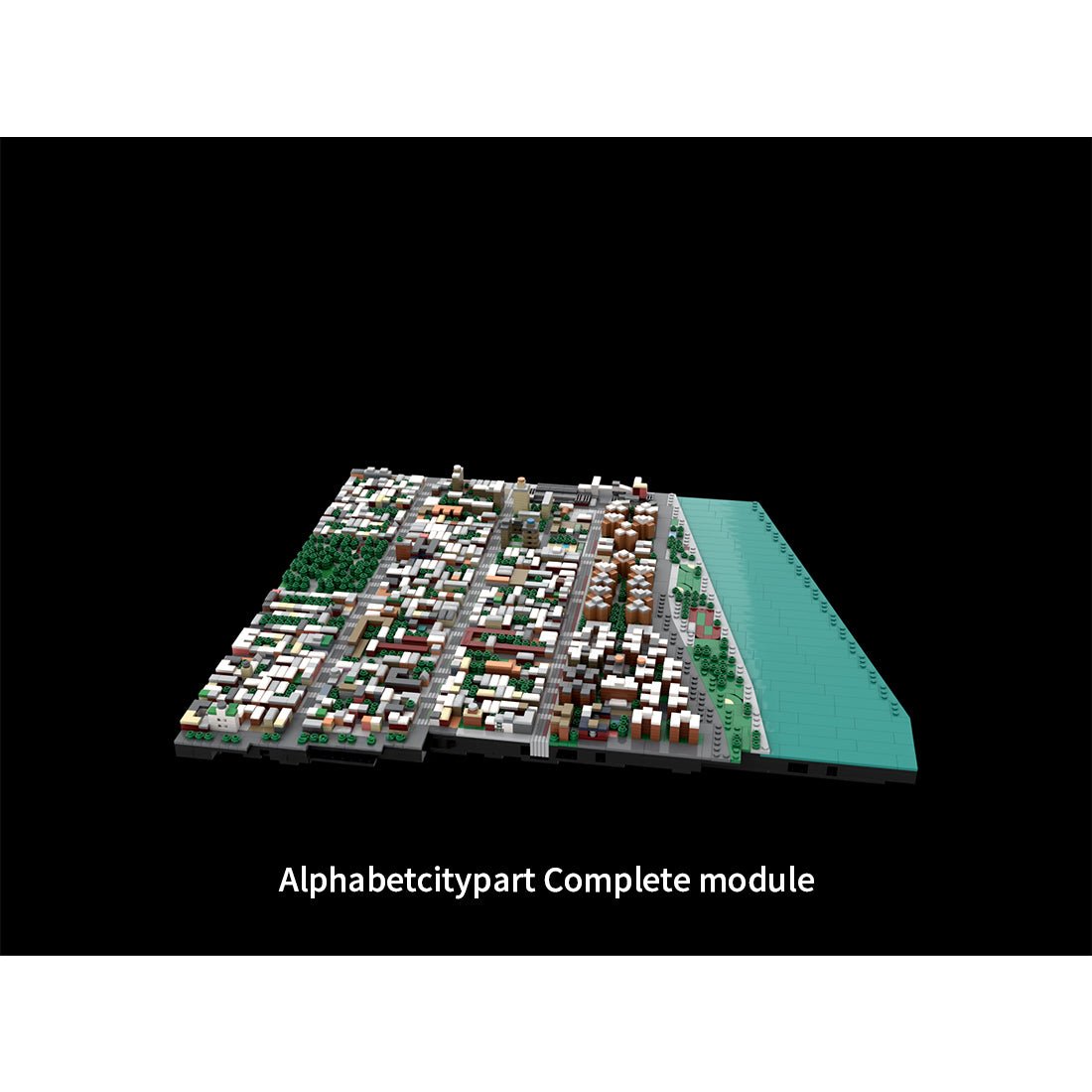 MOC - 225884 1/2000 Scale Lower Manhattan Alphabetcity Module 1 Klemmbausteine - LesDiy - Klemmbausteine
