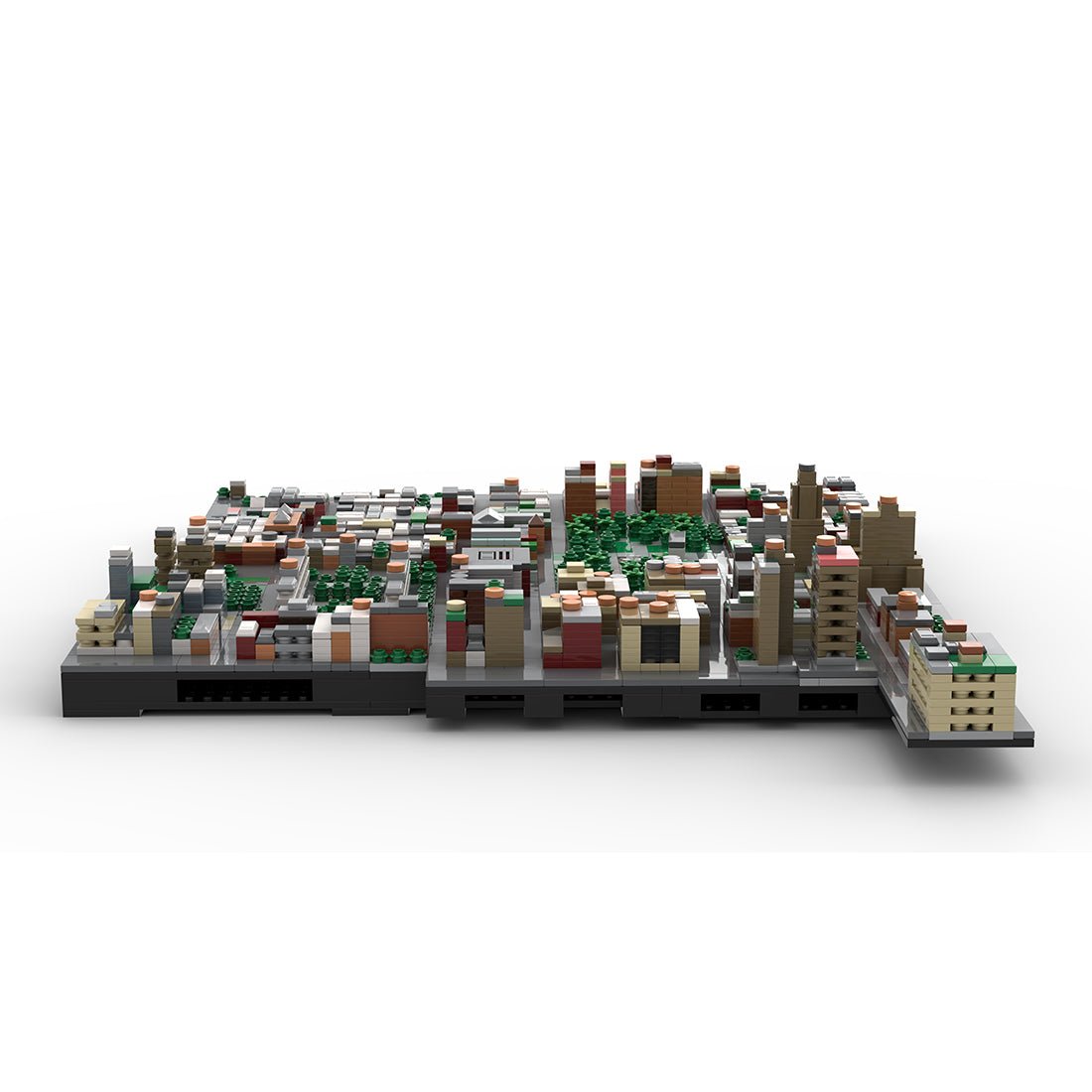 MOC - 225884 1/2000 Scale Lower Manhattan GreenwichVillage Module 2 Klemmbausteine - LesDiy - Klemmbausteine