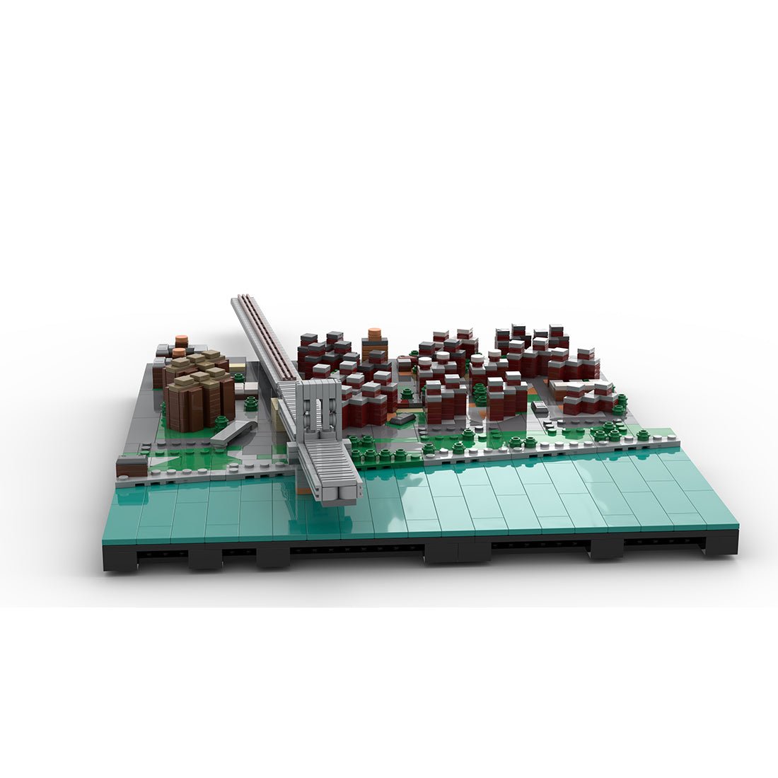 MOC - 225884 1/2000 Scale Lower Manhattan LowerEastSide Module 2 Klemmbausteine - LesDiy - Klemmbausteine