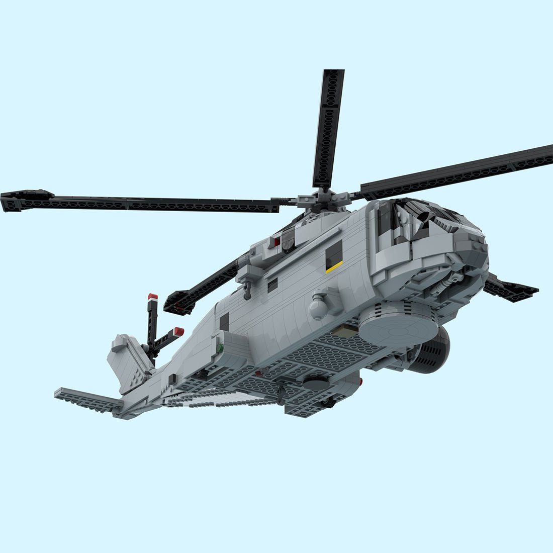 MOC - 236058 AgustaWestland AW - 101 Merlin Klemmbausteine - LesDiy - Klemmbausteine
