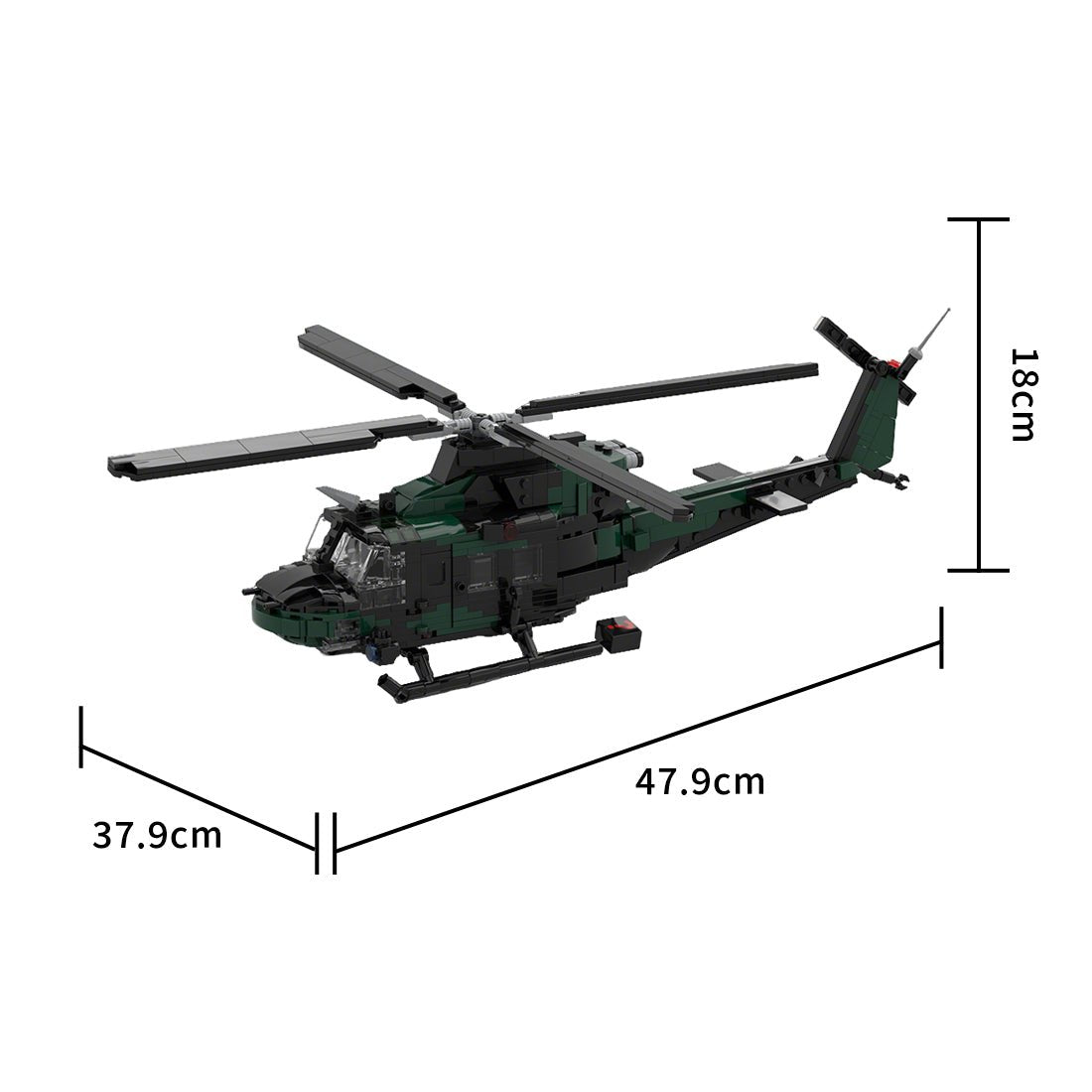 MOC - 236728 CH - 146 | Canadian Multirole Helicopter Klemmbausteine - LesDiy - Klemmbausteine