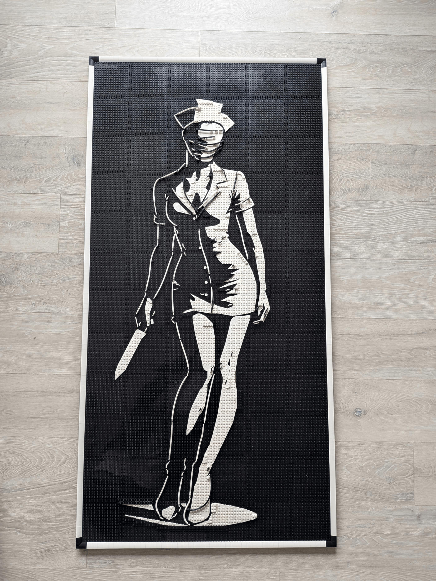 MOC - 238853 art relief of a female horror character Klemmbausteine - LesDiy - Klemmbausteine