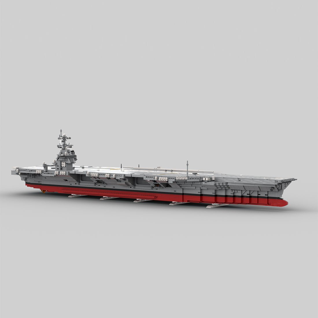 MOC - 241814 USS Enterprise (CVN - 80) Klemmbausteine - LesDiy - Klemmbausteine