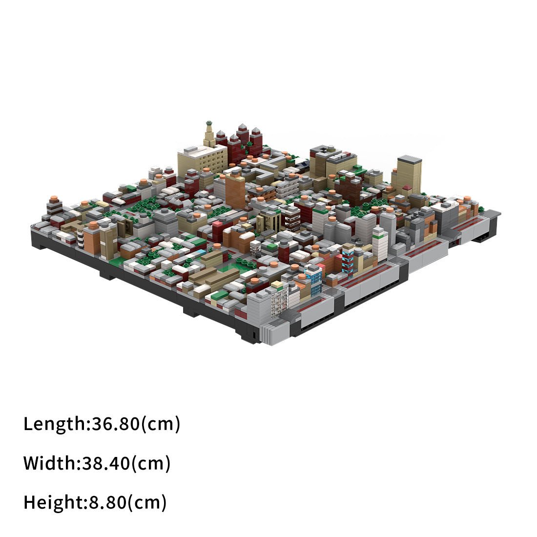 MOC - 243095 1/2000Scale NYC - Midtown Manhattan Gramercy Klemmbausteine - LesDiy - Klemmbausteine