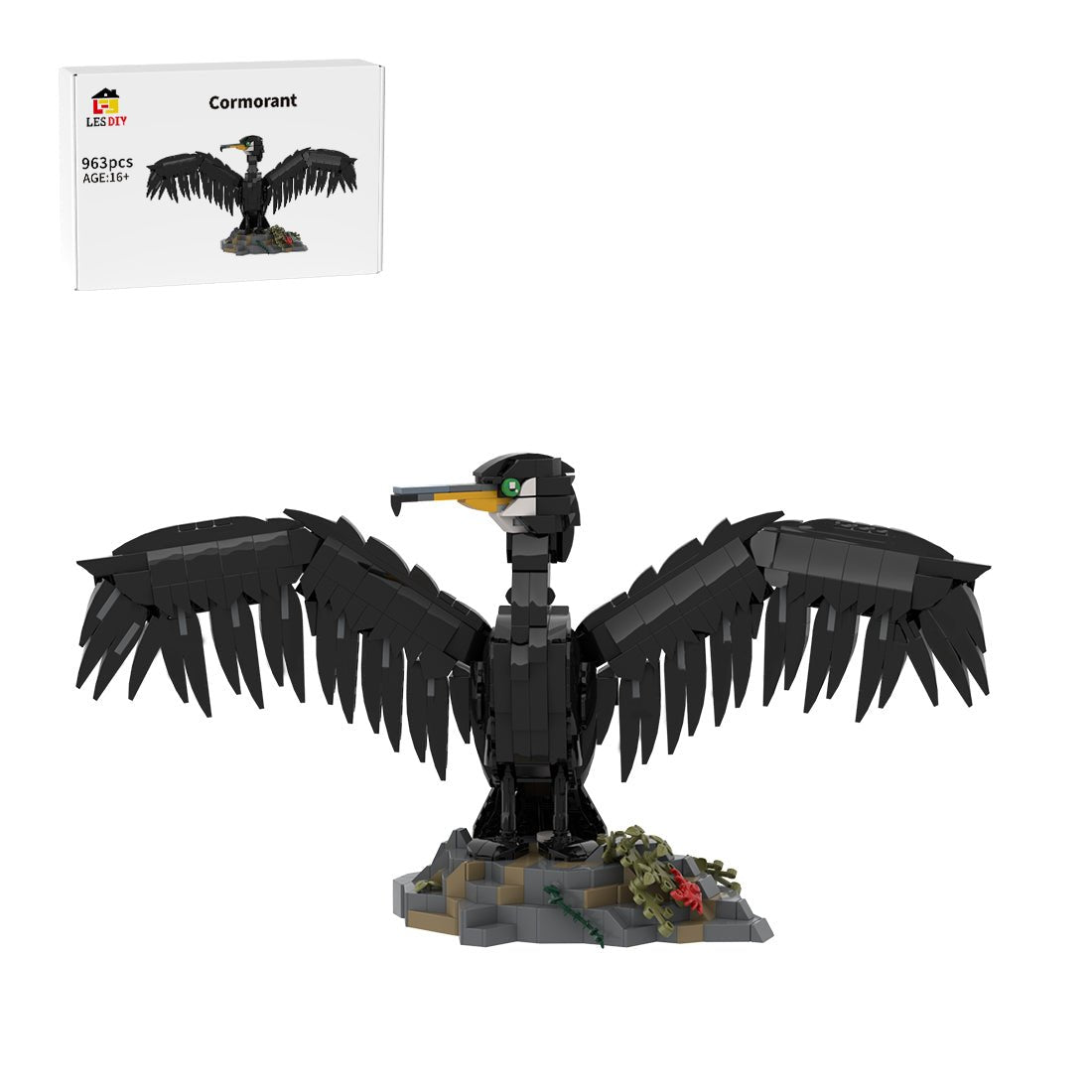 MOC - 245556 Cormorant Klemmbausteine - LesDiy - Klemmbausteine