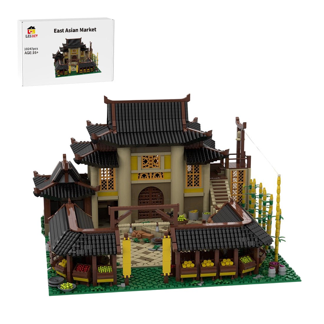 MOC - 250775 Age of Empires - Market (East Asian)Klemmbausteine - LesDiy - Klemmbausteine