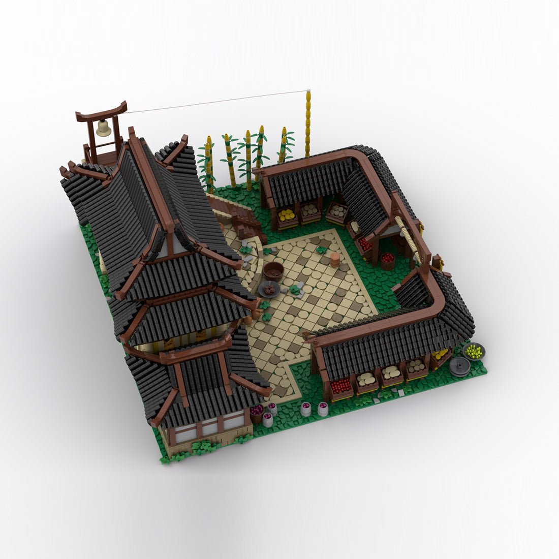 MOC - 250775 Age of Empires - Market (East Asian)Klemmbausteine - LesDiy - Klemmbausteine
