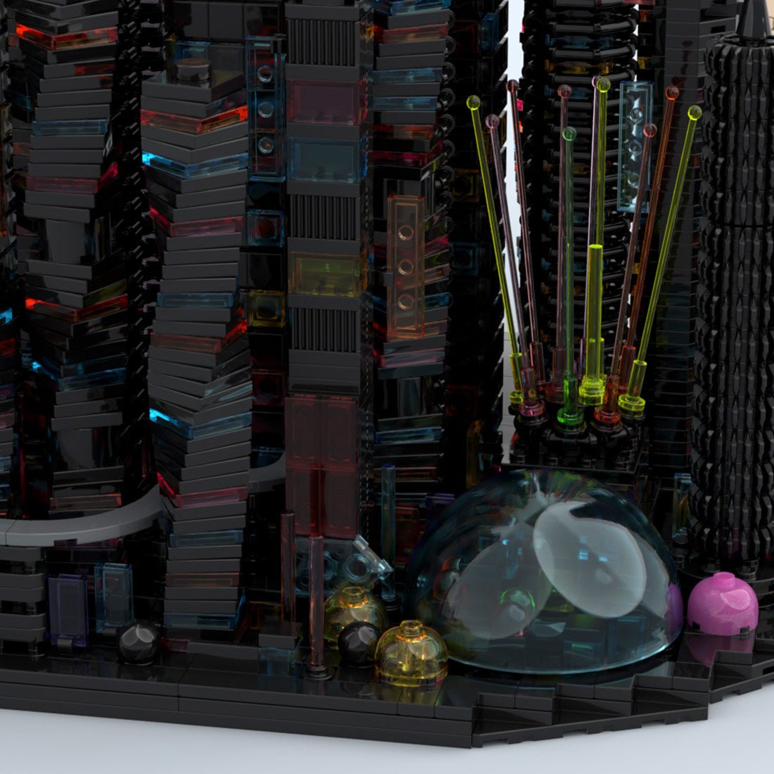 MOC-270096 Bay City - Altered Carbon - a Cyberpunk Microcity Klemmbausteine-LesDiy-Klemmbausteine