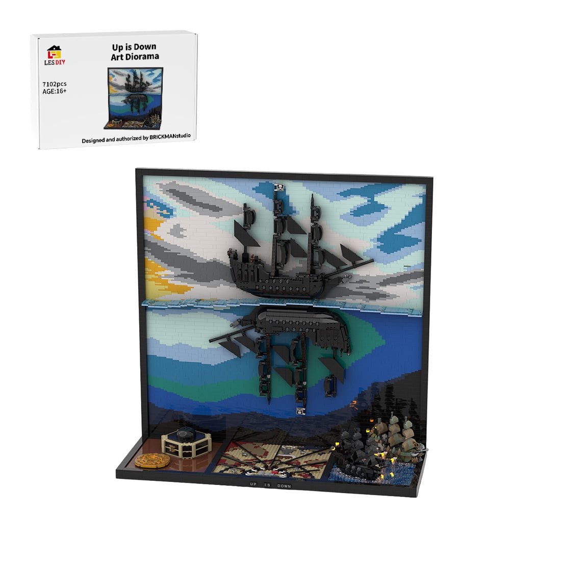 MOC-275983 LEGO Pirates of the Caribbean „Up is Down“-Kunst-MOC Klemmbausteine-LesDiy-Klemmbausteine