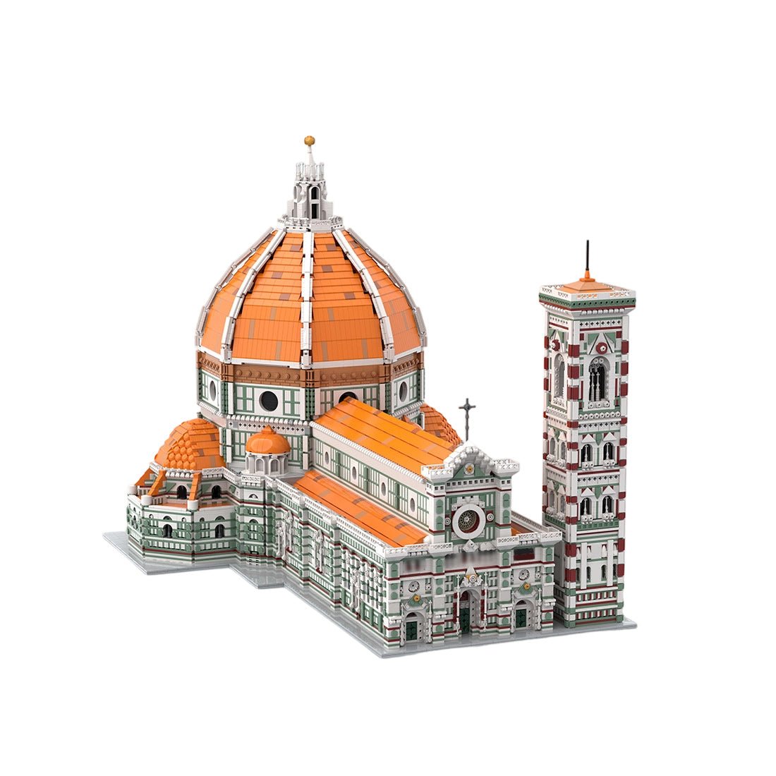 MOC-276083 Kathedrale von Florenz & Giottos Campanile Klemmbausteine-LesDiy-Klemmbausteine