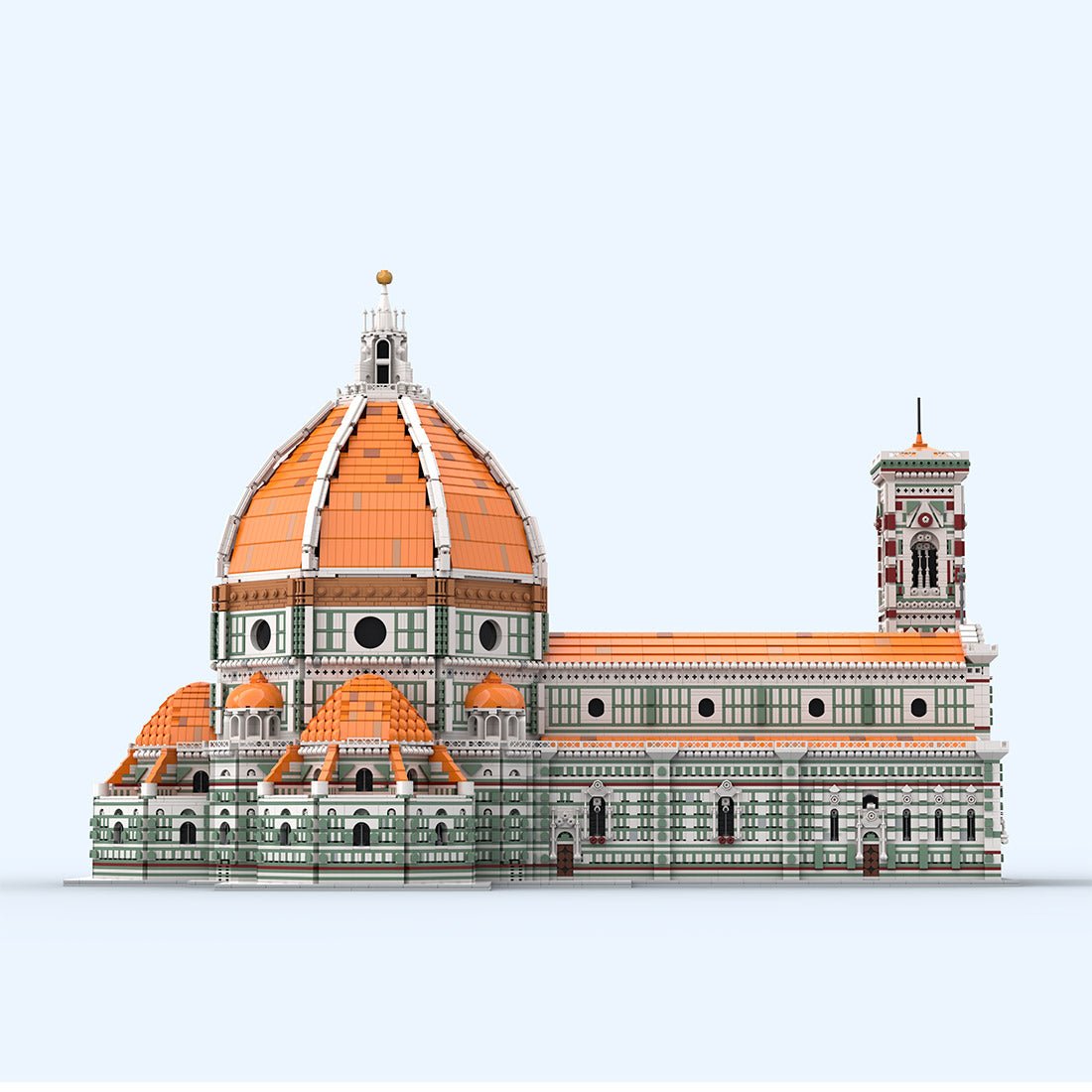 MOC-276083 Kathedrale von Florenz & Giottos Campanile Klemmbausteine-LesDiy-Klemmbausteine