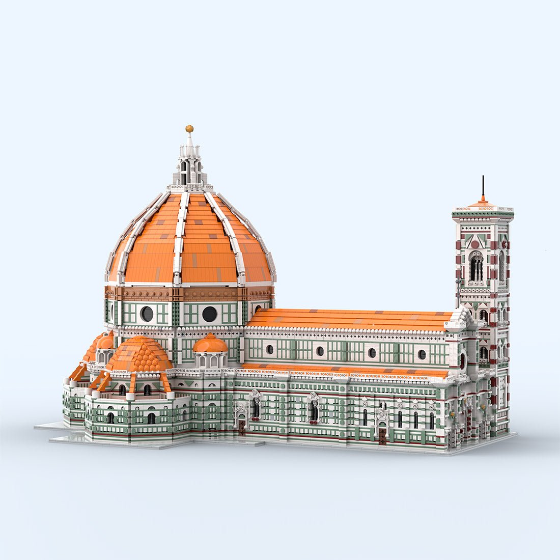 MOC-276083 Kathedrale von Florenz & Giottos Campanile Klemmbausteine-LesDiy-Klemmbausteine