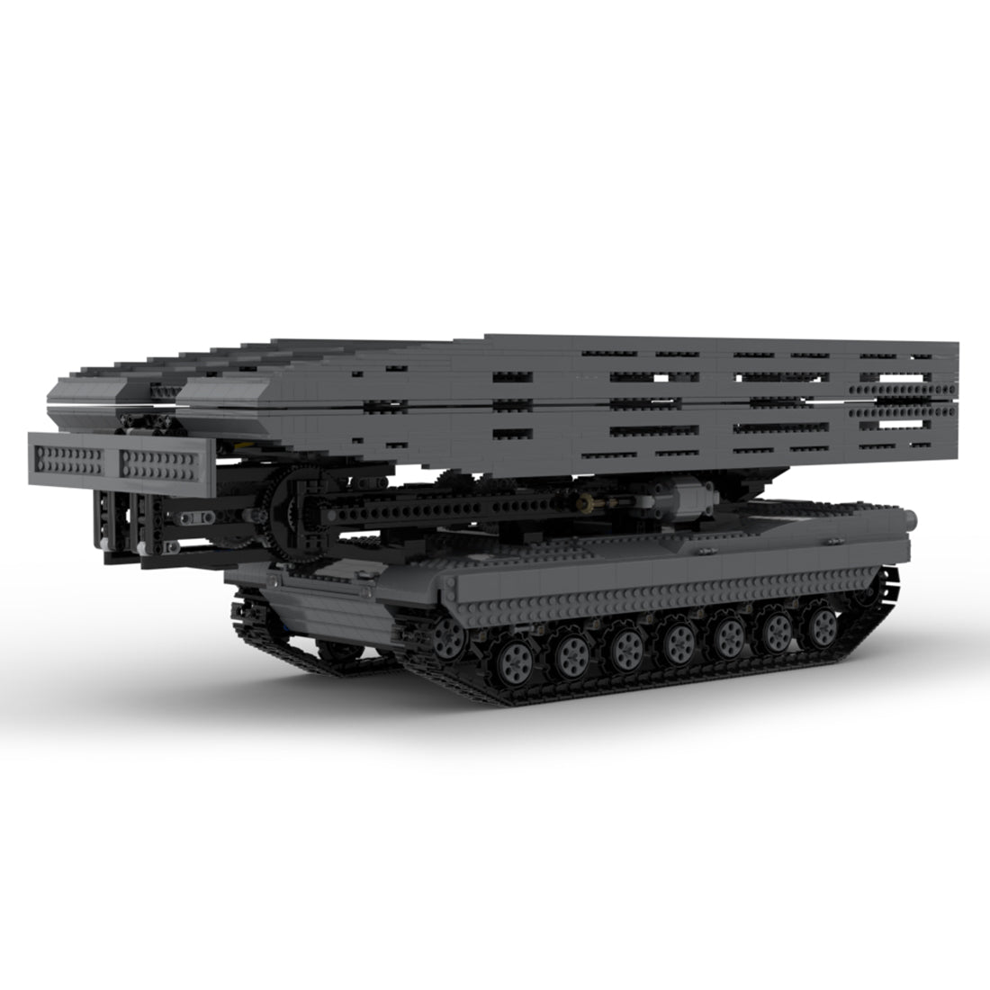 MOC - 29526 Ultimativer M1A2 - Panzer mit Brückenschicht Klemmbausteine - LesDiy - Klemmbausteine