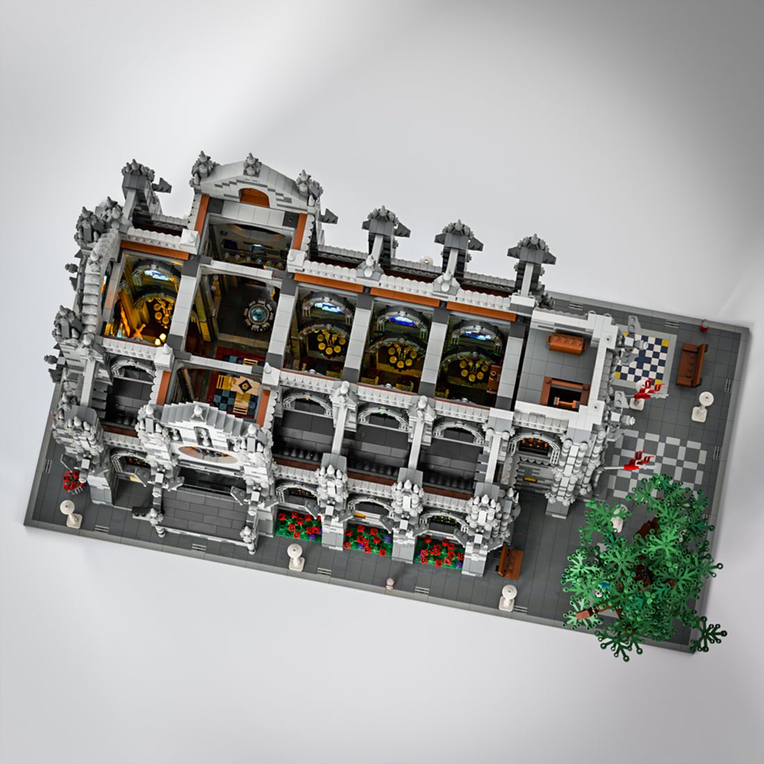 MOC - 29962 Gothic Cathedral Module A Klemmbausteine - LesDiy - Klemmbausteine
