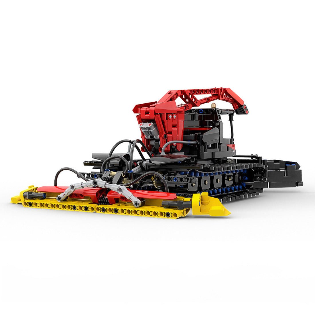 MOC - 30686 Pistenraupen - Reinigungsmaschine Klemmbausteine - LesDiy - Klemmbausteine