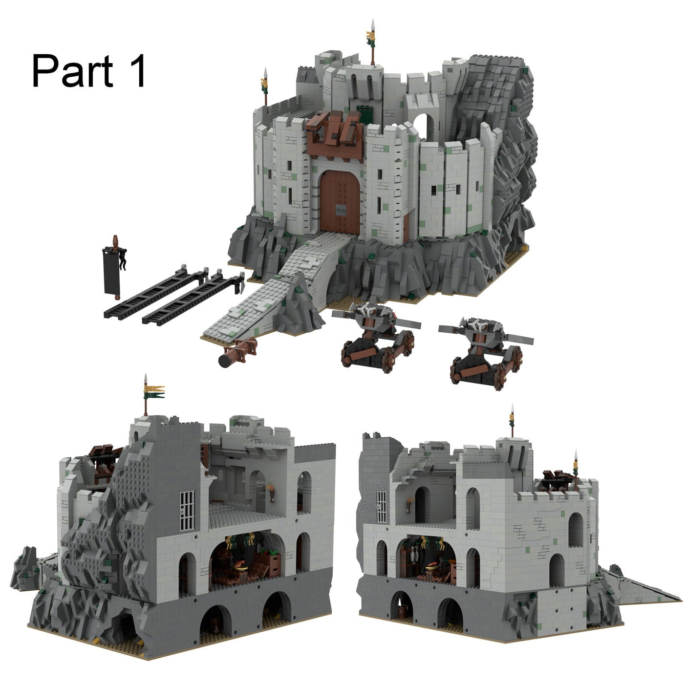 MOC - 38478 USC Helm's Deep Klemmbausteine - LesDiy - Klemmbausteine