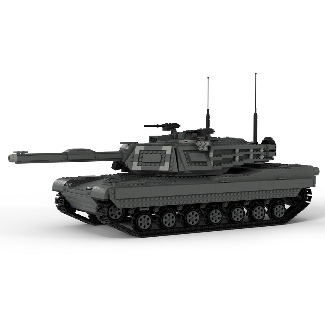 MOC - 38891 Ultimativer M1A2 - Panzer Klemmbausteine - LesDiy - Klemmbausteine