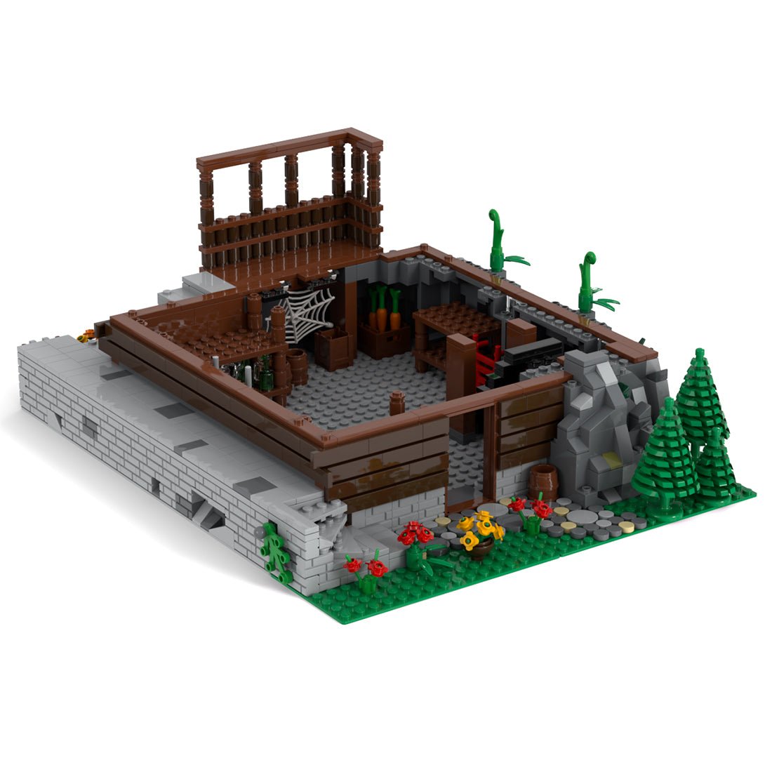 MOC - 44705 Swiss Mountain Chalet Klemmbausteine - LesDiy - Klemmbausteine