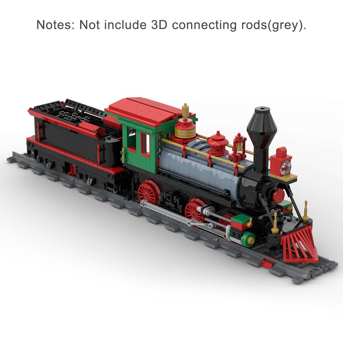 MOC - 48524 Grizzly Flats Loco Klemmbausteine - LesDiy - Klemmbausteine