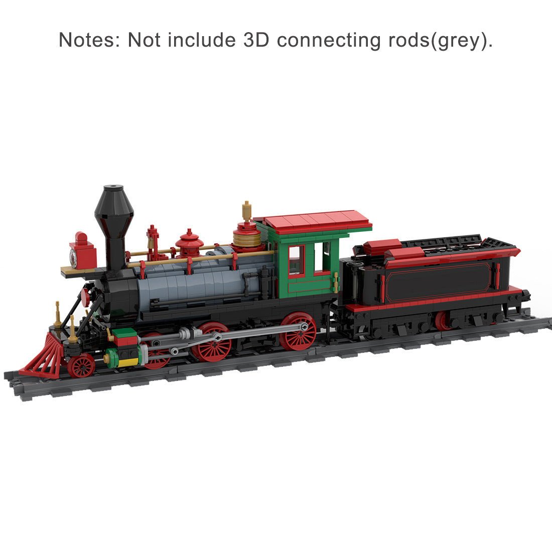 MOC - 48524 Grizzly Flats Loco Klemmbausteine - LesDiy - Klemmbausteine