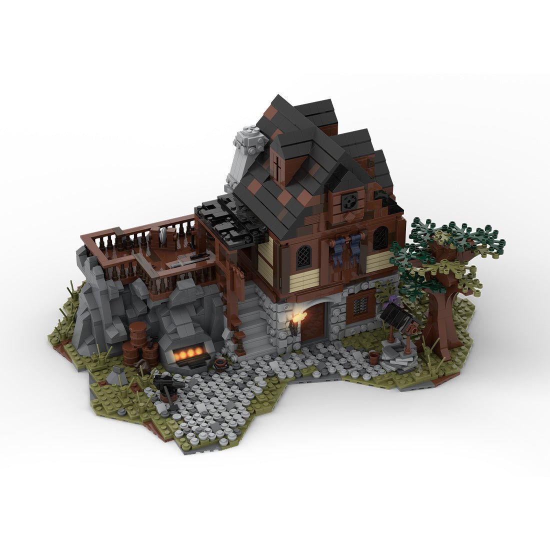 MOC - 49666 MOC Medieval Smithy Klemmbausteine - LesDiy - Klemmbausteine