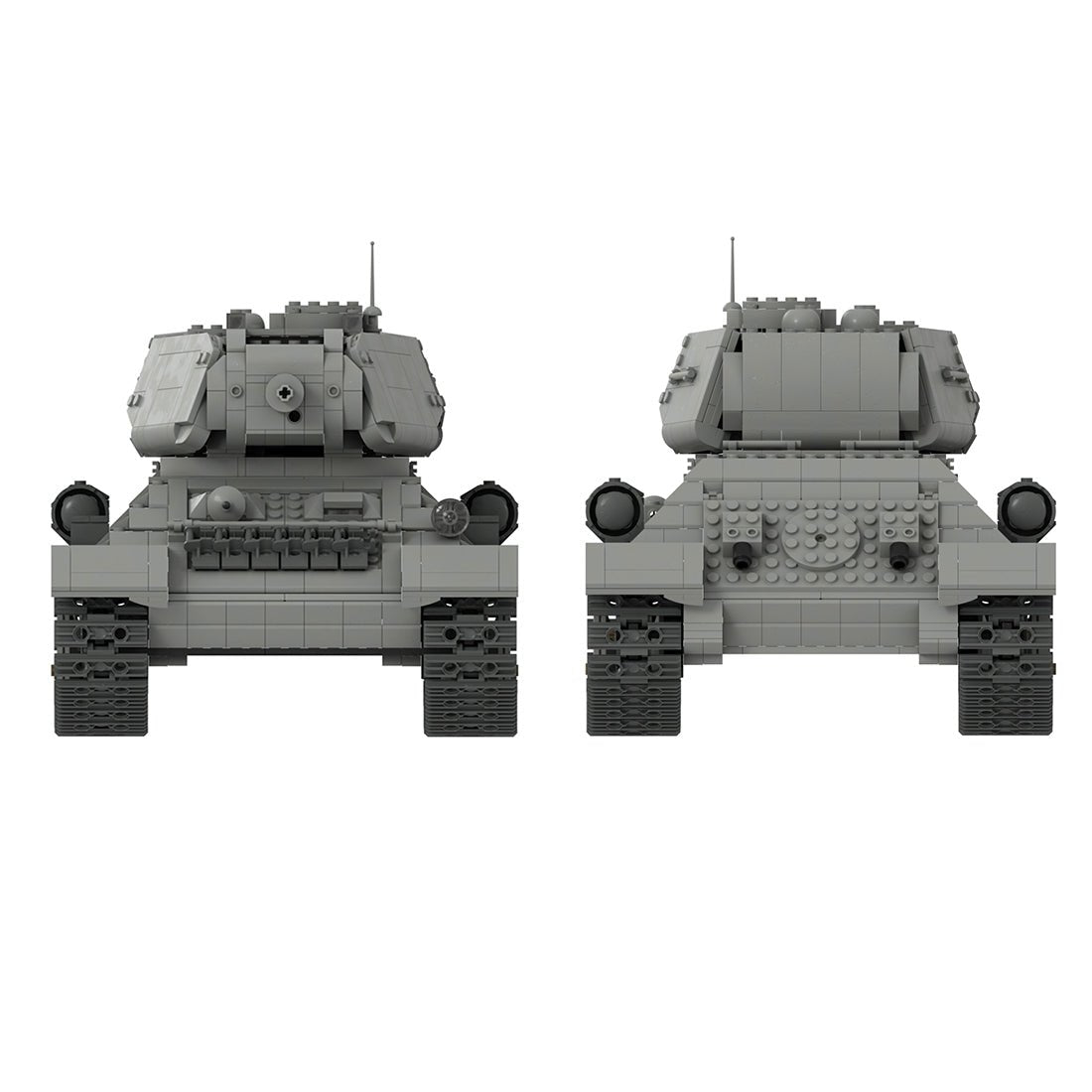 MOC - 53096 T - 34/85 RC - Panzer Klemmbausteine - LesDiy - Klemmbausteine