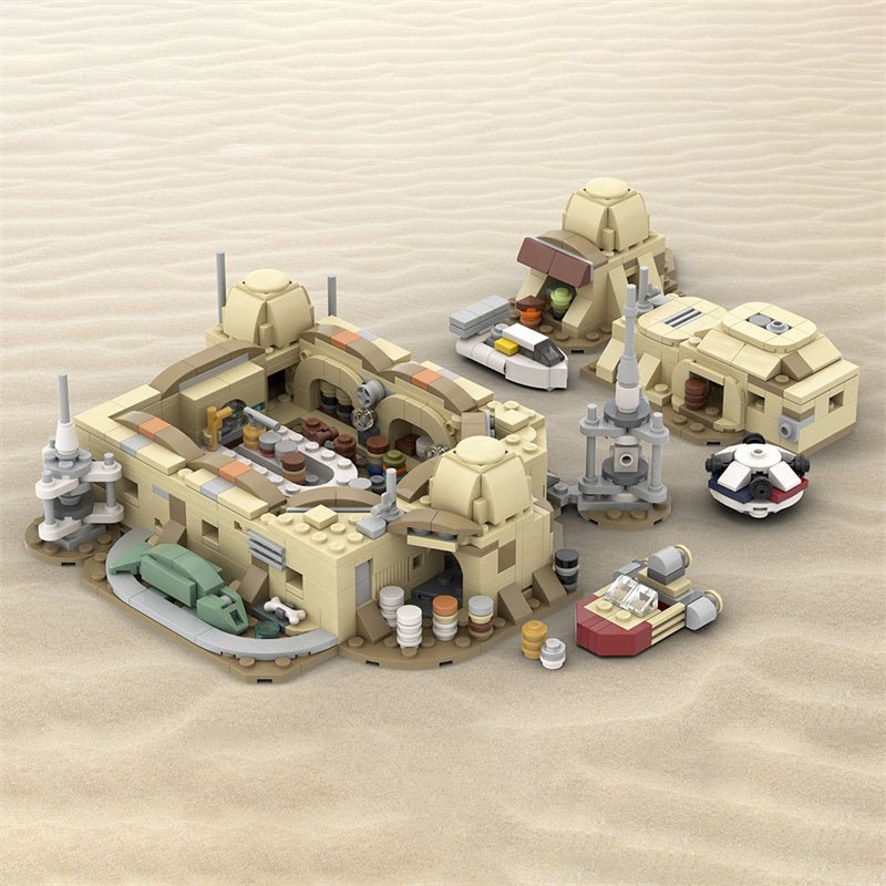 MOC - 57537 Micro Mos Eisley Cantina - LesDiy - Klemmbausteine