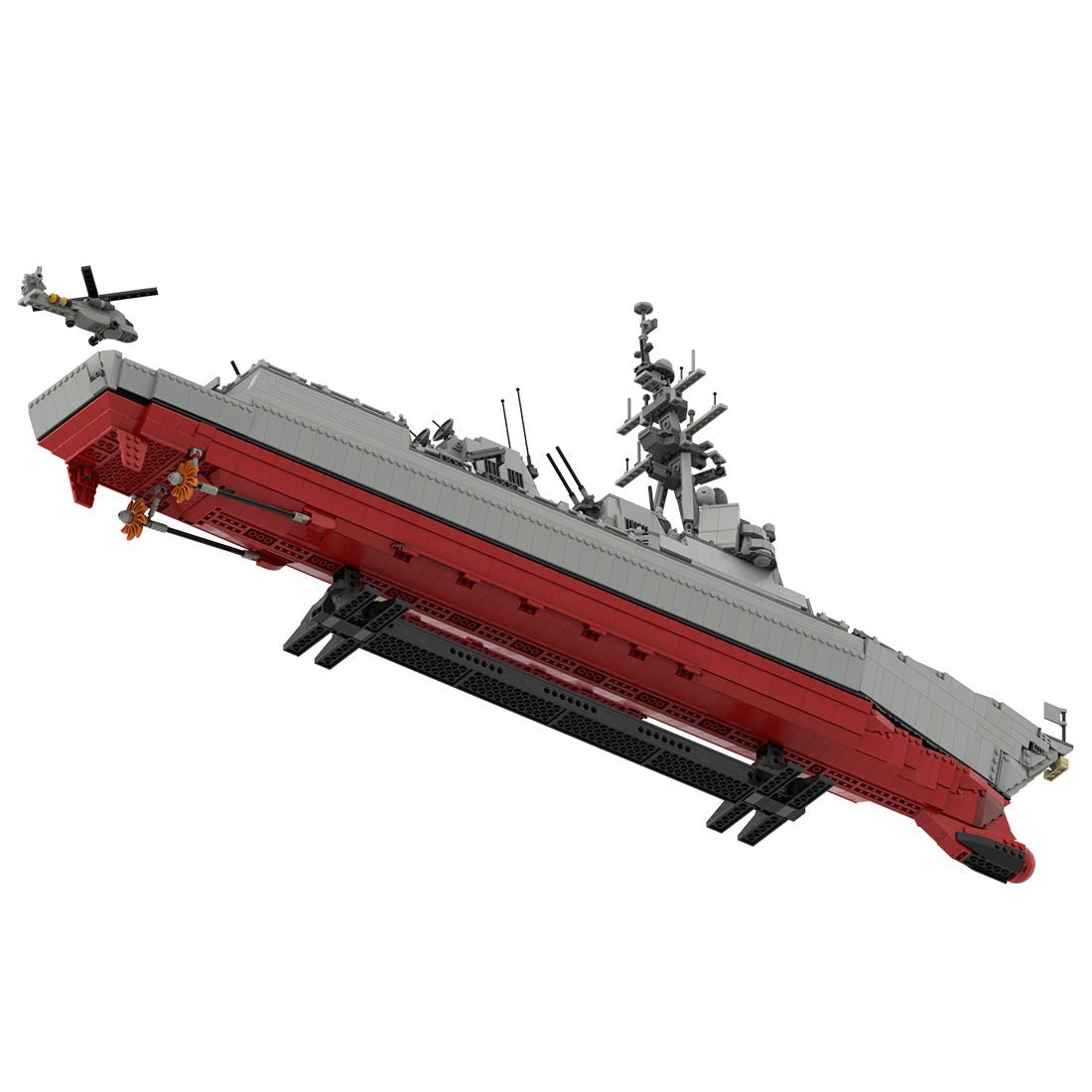 MOC - 60001 Arleigh Burke Destroyer Class IIA Klemmbausteine - LesDiy - Klemmbausteine