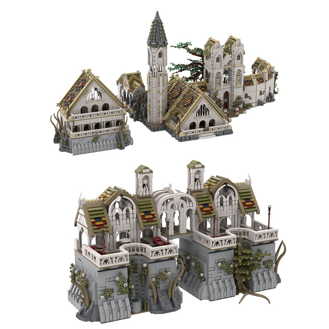 MOC - 62284 Rivendell Klemmbausteine - LesDiy - Klemmbausteine