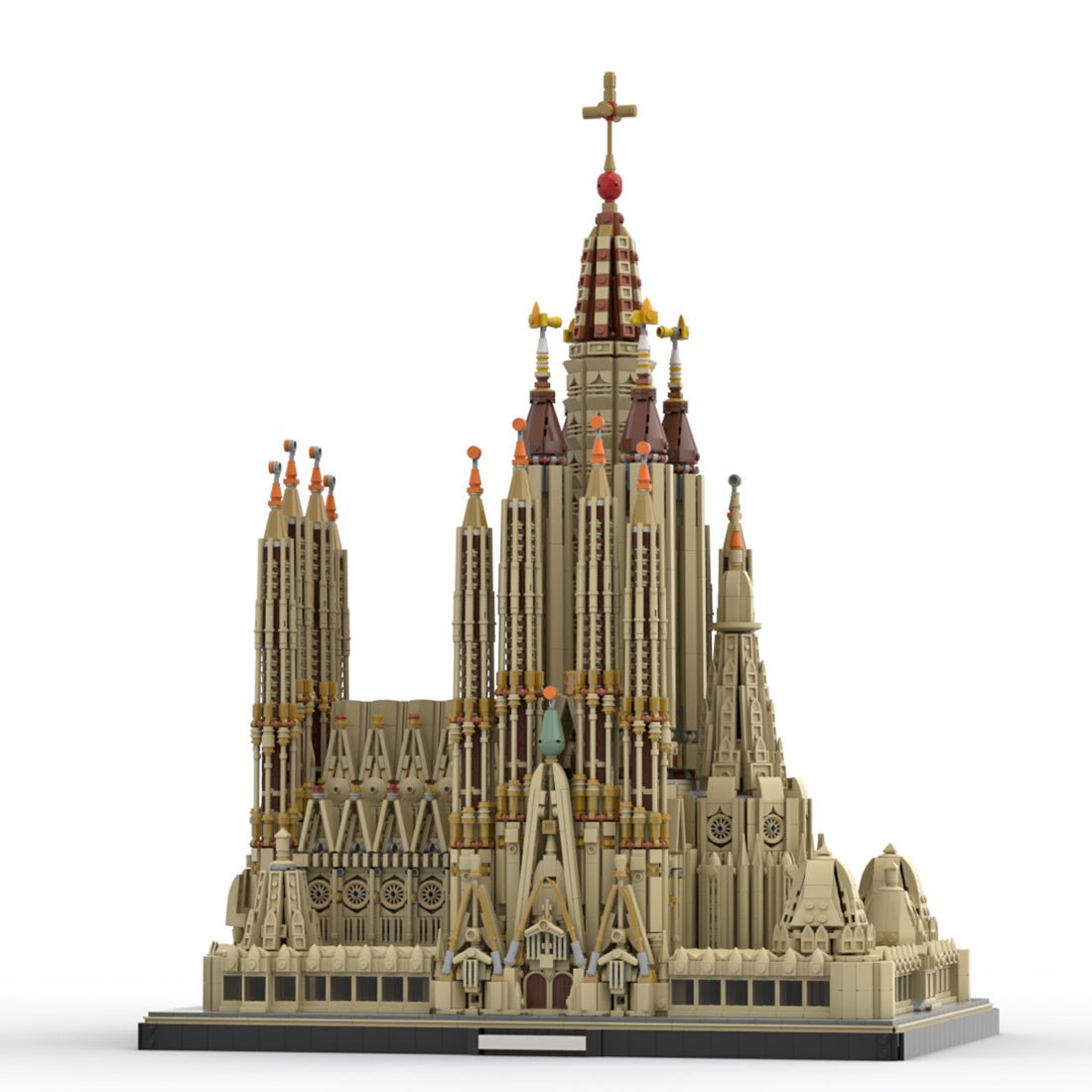 MOC - 65795 Sagrada Familia Klemmbausteine - LesDiy - Klemmbausteine