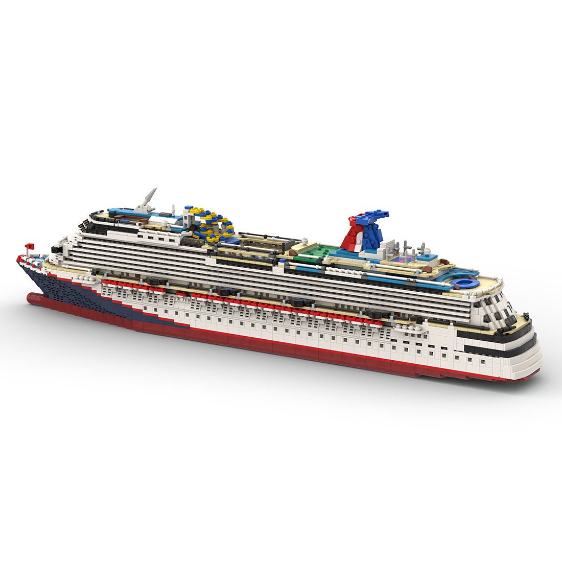 MOC - 67085 Carnival Dream Bausteinboot Klemmbausteine - LesDiy - Klemmbausteine