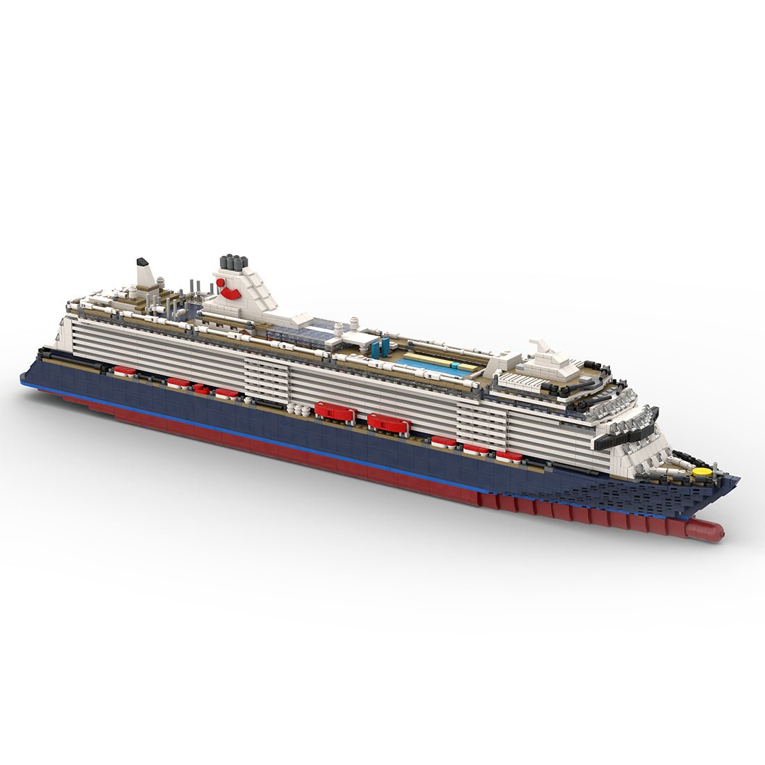MOC - 68011 Mein Schiff 3 Klemmbausteine - LesDiy - Klemmbausteine