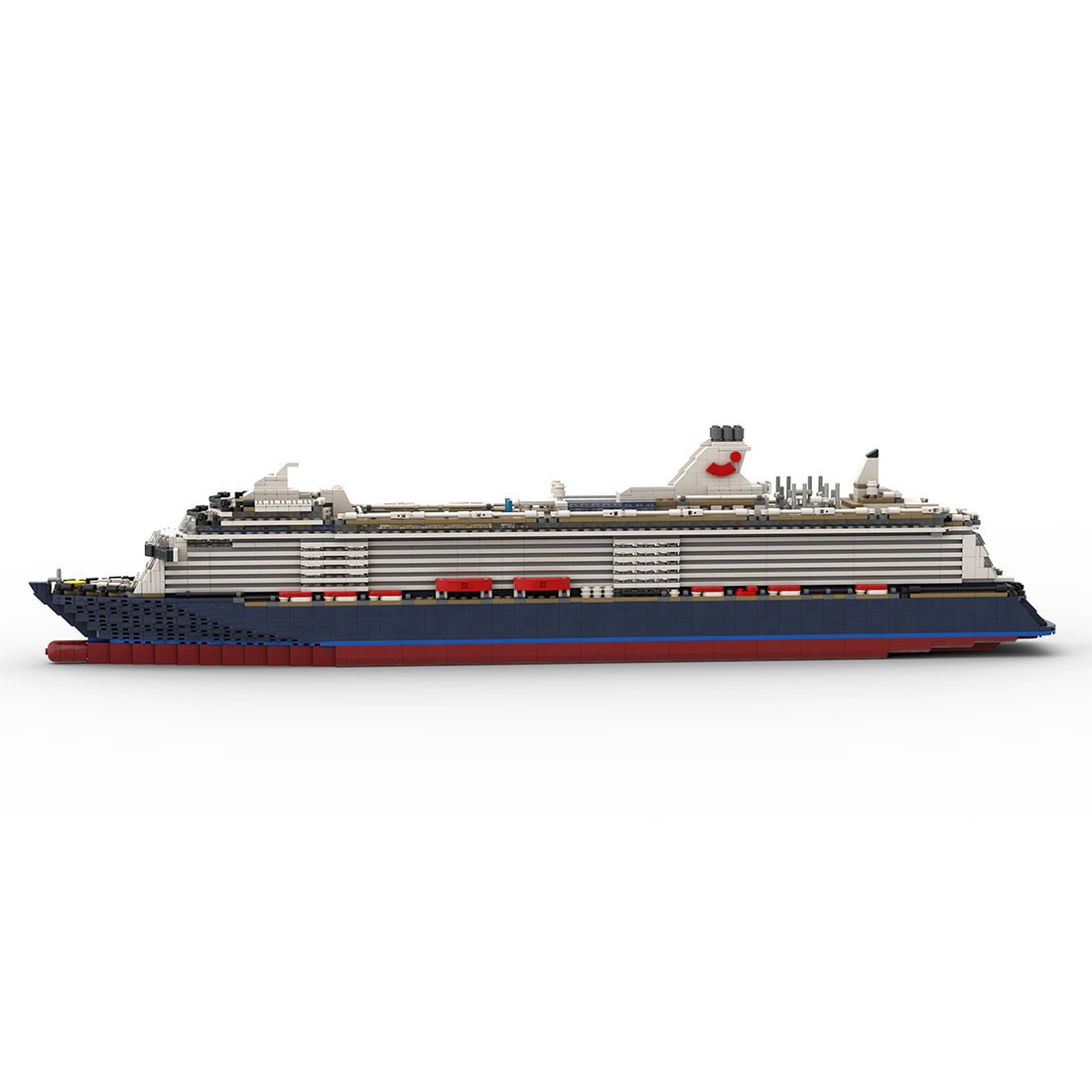 MOC - 68011 Mein Schiff 3 Klemmbausteine - LesDiy - Klemmbausteine