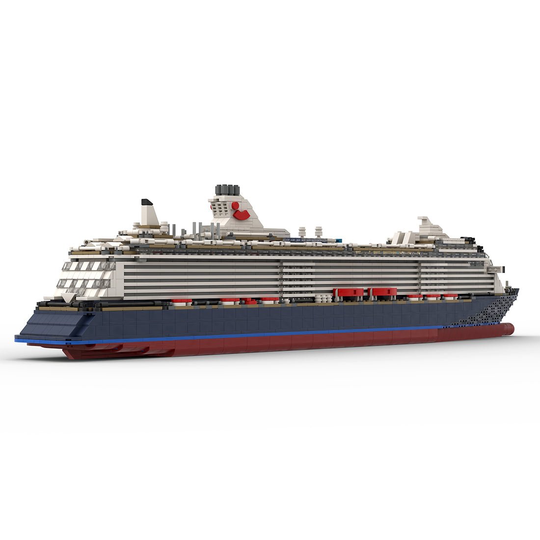MOC - 68011 Mein Schiff 3 Klemmbausteine - LesDiy - Klemmbausteine