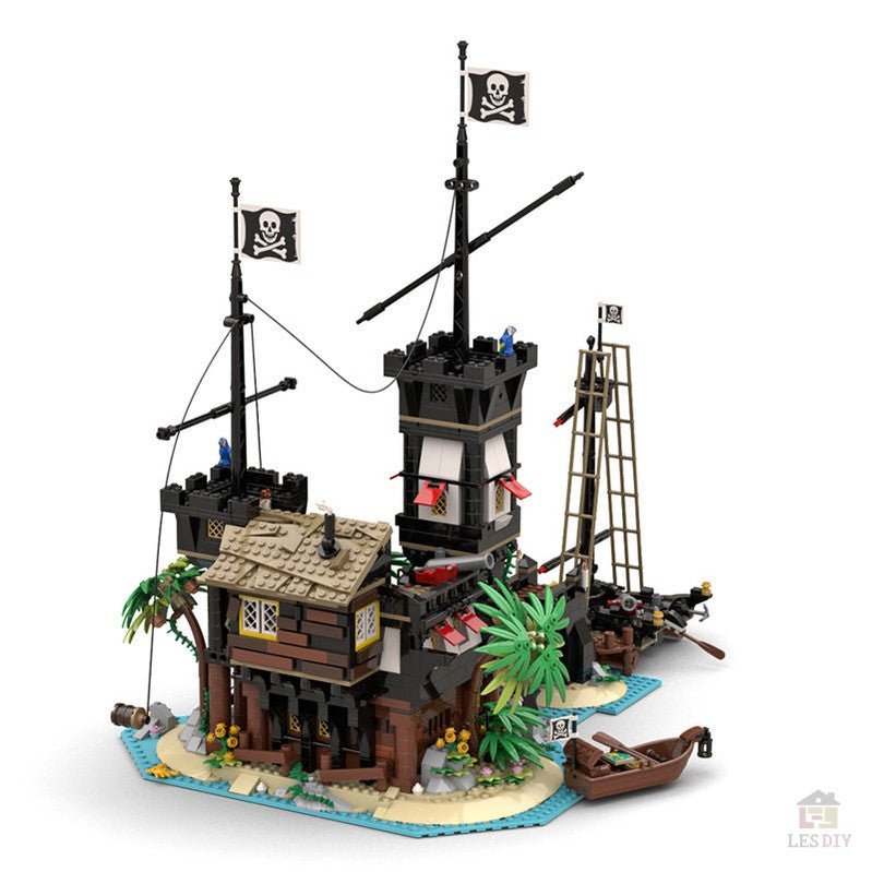 MOC - 69306 Piratenfestung Klemmbausteine - LesDiy - Klemmbausteine