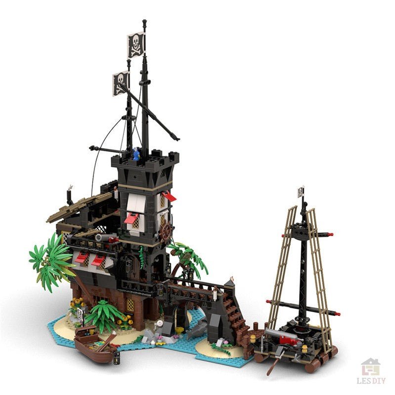 MOC - 69306 Piratenfestung Klemmbausteine - LesDiy - Klemmbausteine