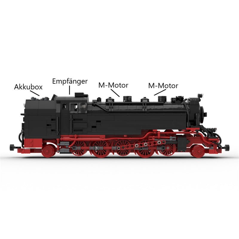 MOC - 74359 HSB Dampflokomotive 99.72 Klemmbausteine - LesDiy - Klemmbausteine