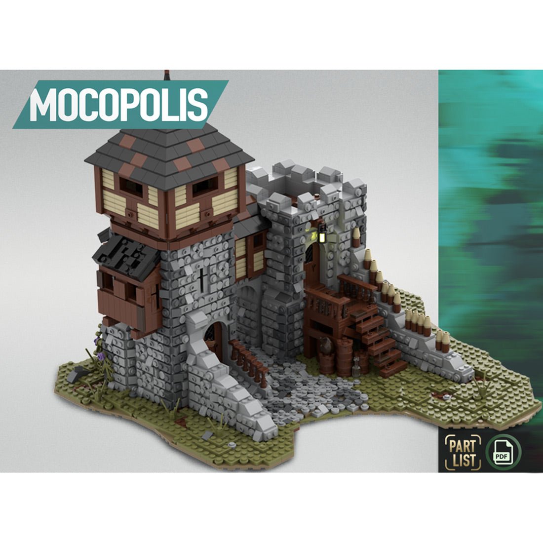 MOC - 76512 MOC Medieval Fortress Klemmbausteine - LesDiy - Klemmbausteine