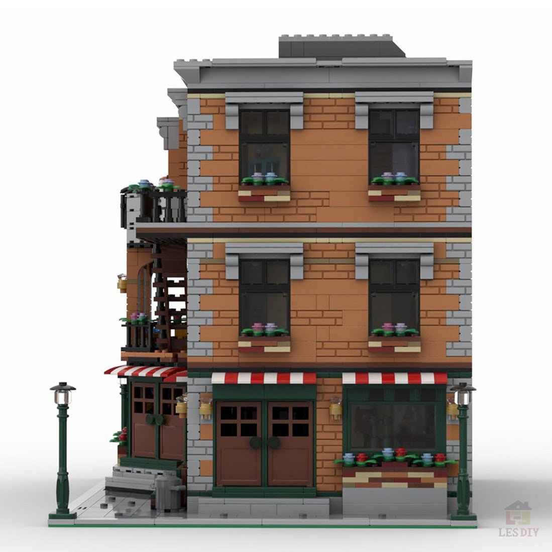 MOC - 79570 Central Perk & Friends Apartment Klemmbausteine - LesDiy - Klemmbausteine
