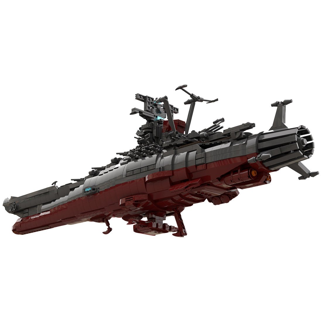 MOC - 81382 Space Battleship Yamato 2199 Klemmbausteine - LesDiy - Klemmbausteine