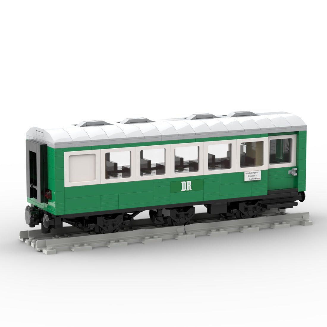 MOC - 81650 Modeled Compartment Zug Klemmbausteine - LesDiy - Klemmbausteine