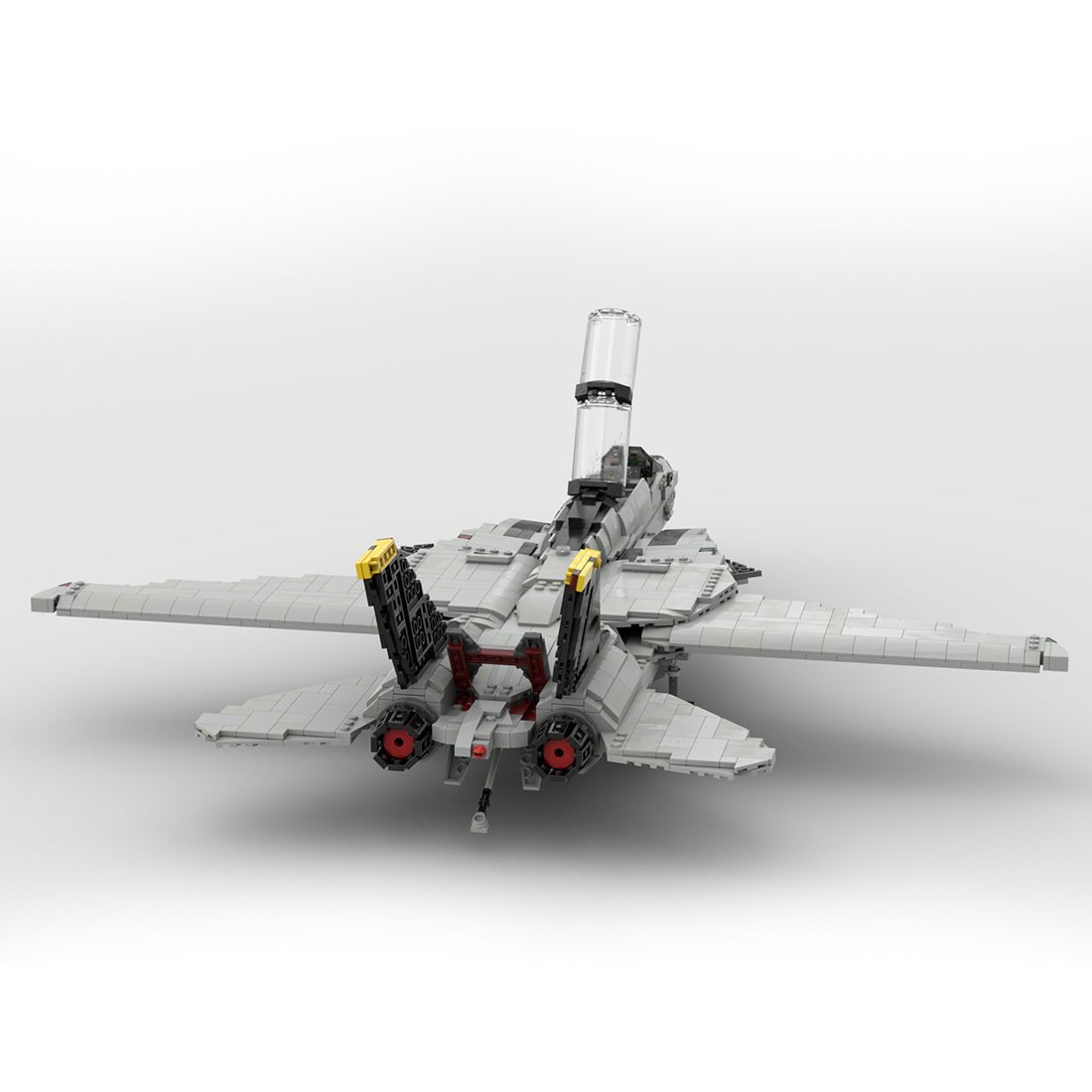 MOC - 82377 Grumman F - 14 Tomcat | 1:35 Minifig Scale Klemmbausteine - LesDiy - Klemmbausteine